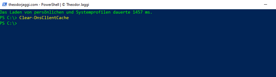 powershell-dns-cache-und-die-gespeicherte-liste-der-dom-nennamen-l-schen-theodor-jaggi